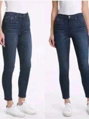PISTOLA High Rise Skinny Jeans Medium Wash Blue Denim Size 33